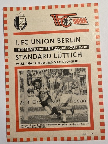 Programmheft union berlin - 1.fc,