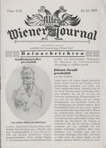 Programmheft johann strauss - programmheft,