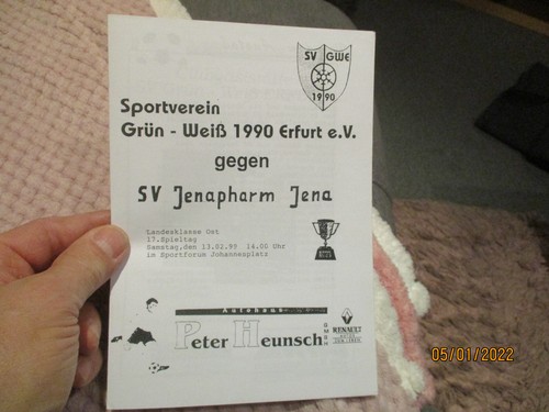 Programm grün weiß erfurt - programm,