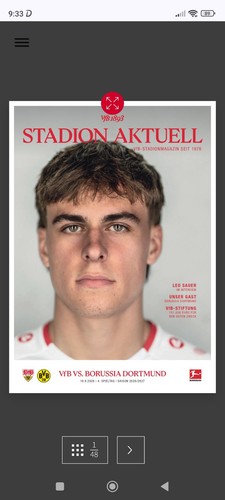 Programm stadion aktuell - stadion, vfb