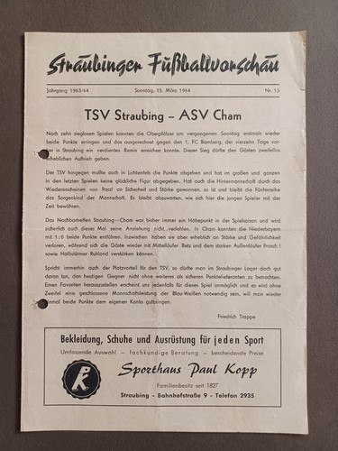 Tsv straubing asv cham - straubing-asv,