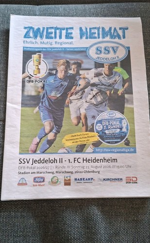 Programm dfb pokal - dfb, 2026/2027