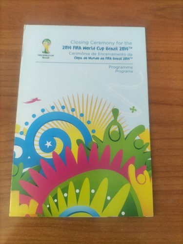 Programm world cup finale 2014 - programm,