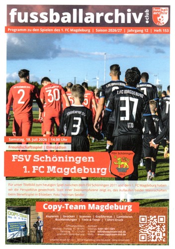Programm testspiel fsv - testspiel,