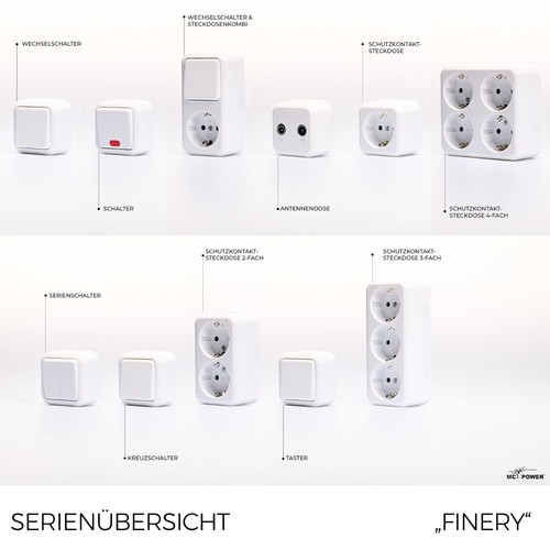 Aufputz schalter programm - aufputz, schalter-programm