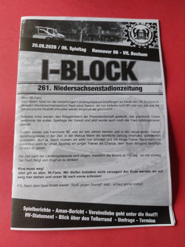 Fan programm stadionheft - programm,