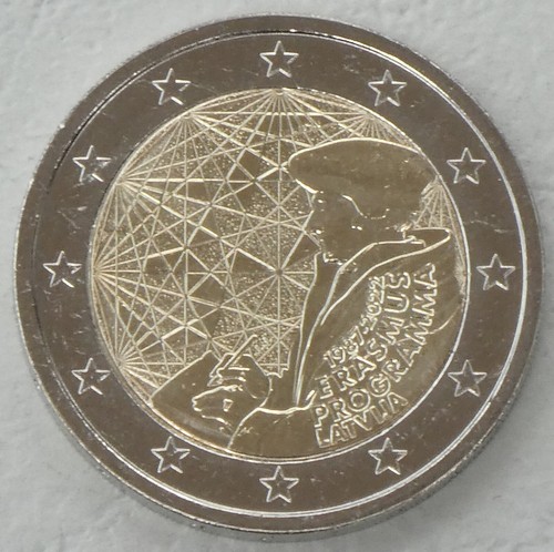 Euro gedenkmünze lettland - gedenkmünze,