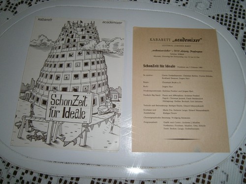 Academixer kabarett ddr - academixer,