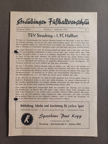 Tsv straubing haßfurt - tsv, straubing-1.fc