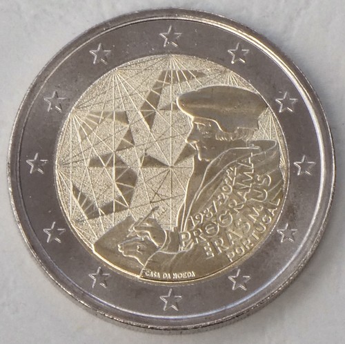 Euro gedenkmünze portugal - 2,